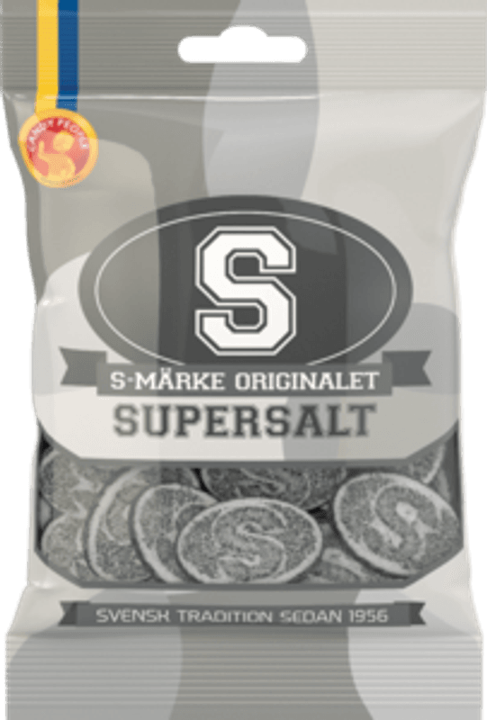 S-Märke Supersalt Candy People 80g.
