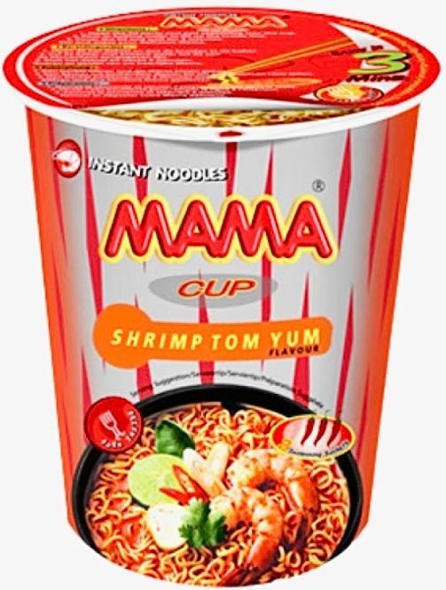 Hovedbilde Mama Nudler Kopp m/Rekker Smak 70g.