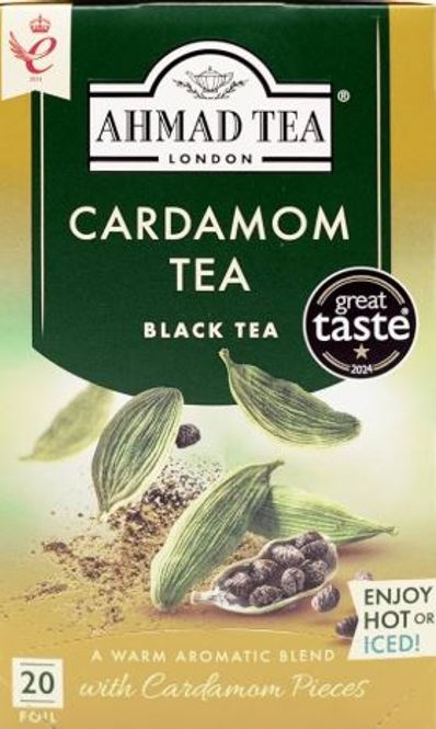 Hovedbilde Ahmed Tea Black Tea Cardamom 20tp.