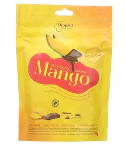 Hovedbilde Dippies Sjokoladedyppet Mango 100g.