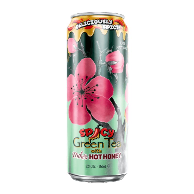 Arizona Spicy Green Tea With Mike's Hot Honey 650ml.