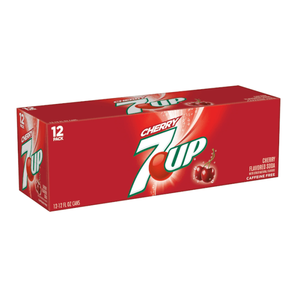 7UP Cherry Soda12oz  355ml. USA