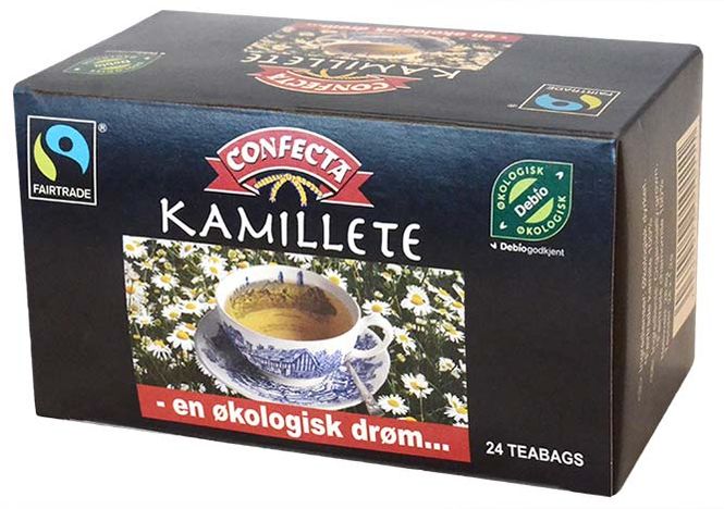 Hovedbilde Confecta Kamillete Økologisk 24tp.