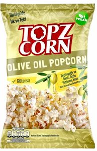 Hovedbilde Popcorn m/Oliven Olje& Havsalt Topzcorn 120g.