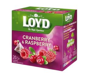 Hovedbilde Loyd Cranberry&Raspberry Tea 20tp.
