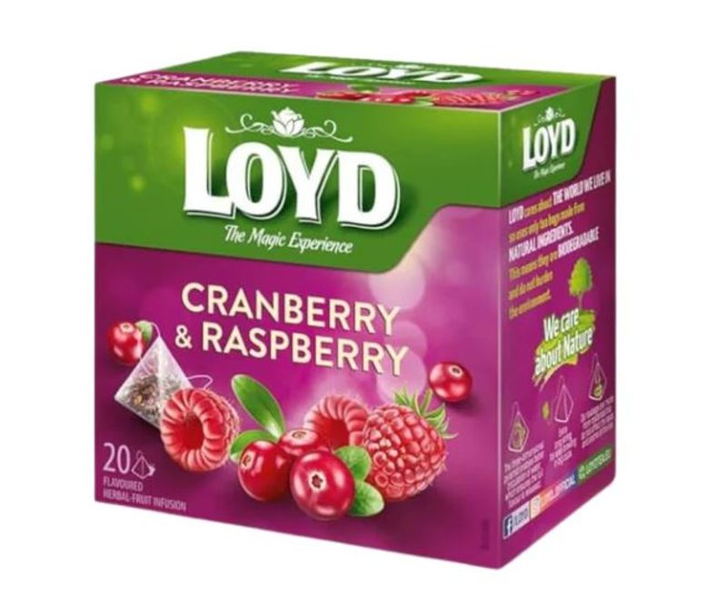 Loyd Cranberry&Raspberry Tea 20tp.