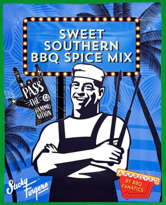 Hovedbilde Sticky Fingers Sweet Southern BBQ Spice Mix 25 g. ...