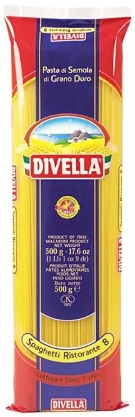 DIVELLA 8 SPAGHETTI RISTORANTE 500g.