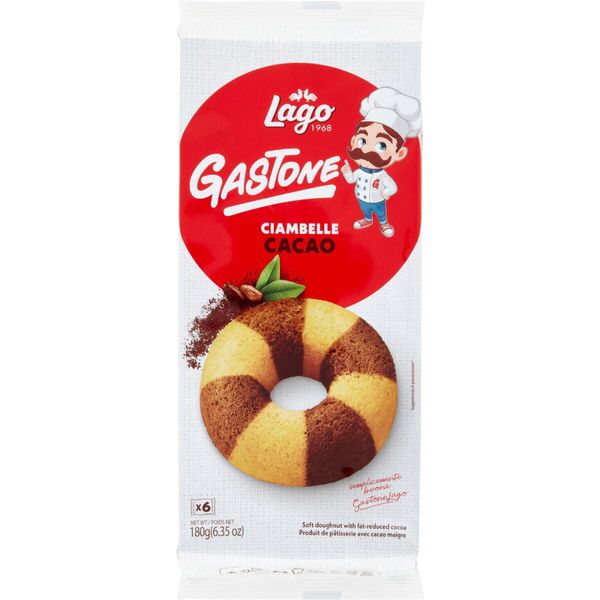 Gastone Ciambelle Cocoa Doughnut Lago 180g.