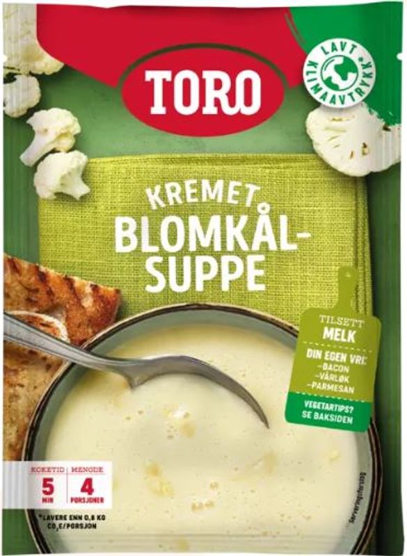 Kremet Blomkålsuppe Toro 64g.