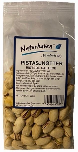 GO NUTS PISTASJENØTTER RISTEDE &  SALTEDE 300g.