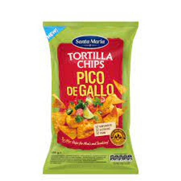 Tortilla Chips Pico De Gallo 185g Santa Maria Norway Americana