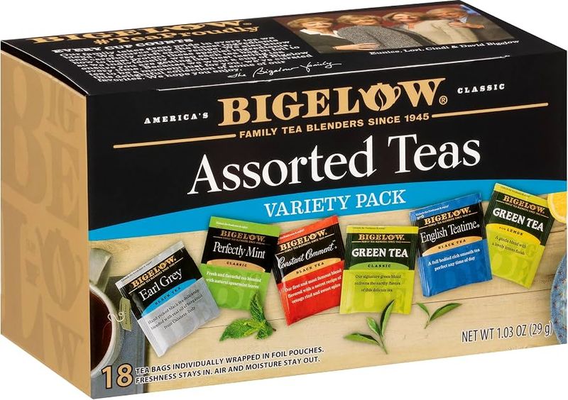 Assorted Tea Variety Pack Bigelow 18tp.