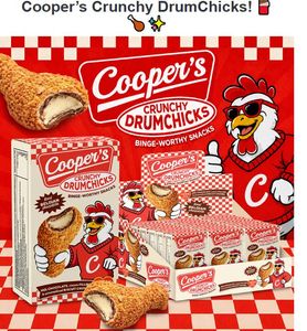 Hovedbilde Cooper's Crunchy DrumChicks 50g.