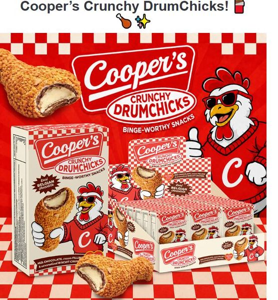 Cooper's Crunchy DrumChicks 50g.