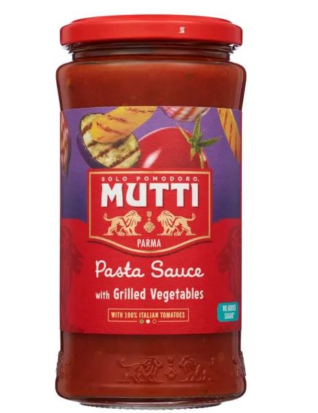 Mutti Pastasaus m/Grillede Grønnsaker 400g.