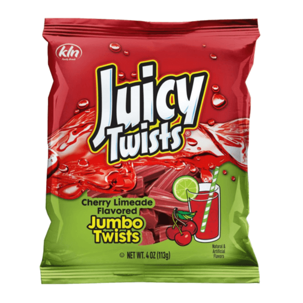 Juicy Twists Cherry Limeade 4oz (113g).