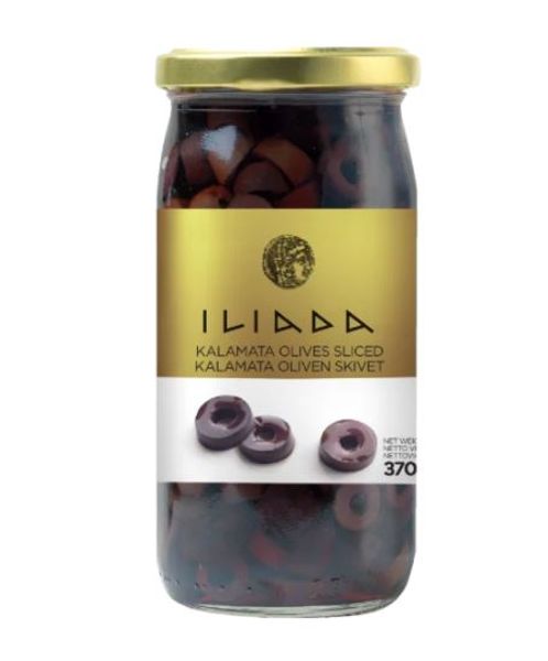 Iliada Kalamata Oliven Skivet 370g.