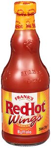 Hovedbilde Redhot Wings Sauce Frank's 354ml.