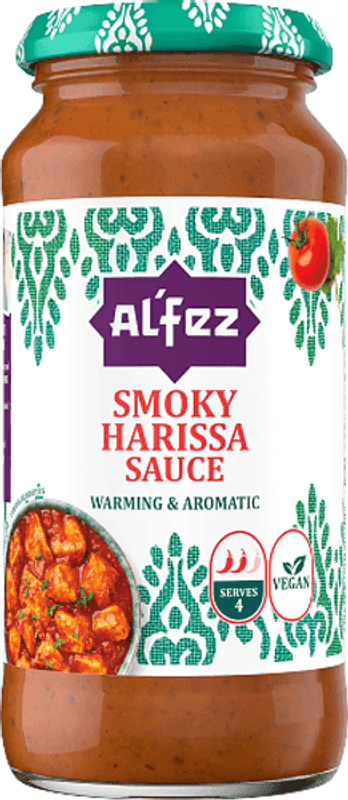 Al'Fez Smoky Harissa Sauce 450g*6st./ Hele Kartong-Dato