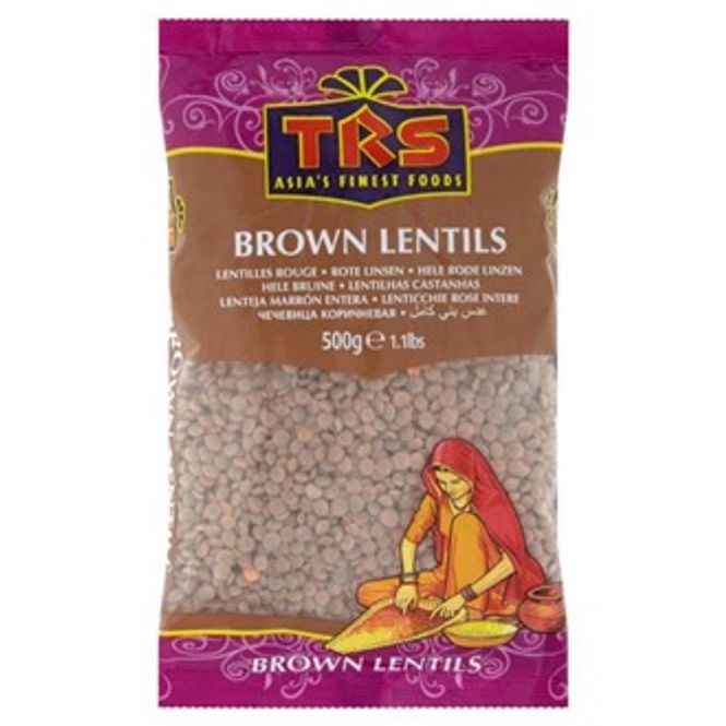 Hovedbilde  TRS Brun Linser(( Lentils Brown)) 500g.