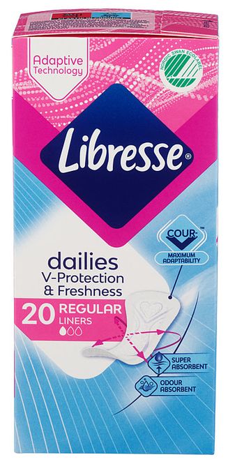 Hovedbilde  Libresse Truseinnlegg Regular 20st.
