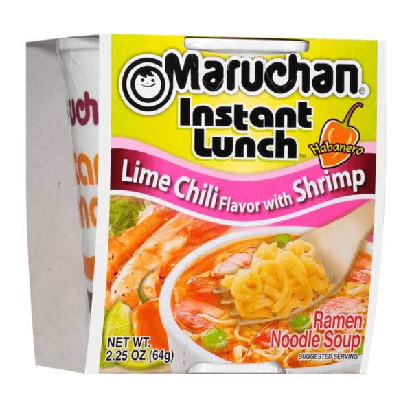 Maruchan Instant Lunch Lime Chili (Habanero) Shrimp Noodles 64g - USA