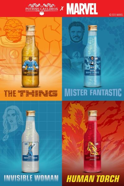  Marvel Fantastic Four - The Thing Butterscotch Soda 330ml.