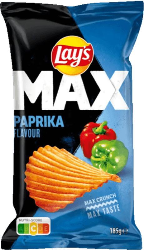 LAYS MAX PAPRIKA 185G.