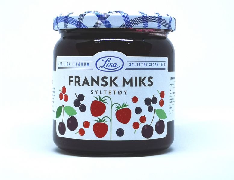 Lisa Fransk Miks Syltetøy 420g.