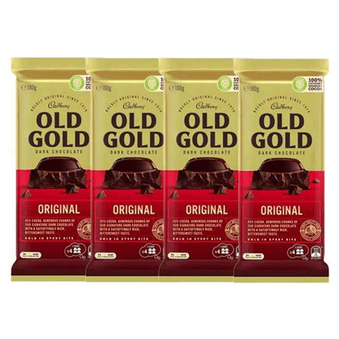 Hovedbilde 4st* Cadbury's Old Gold Original Dark 180g. ...