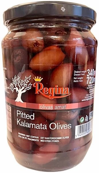 REGINA KALAMATA OLIVEN U/STEIN 720g.
