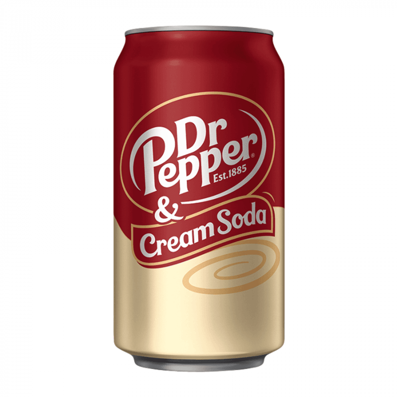 Dr Pepper Cream Soda 355ml. USA