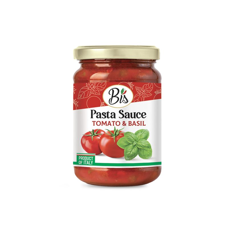 Bis Pasta Saus Tomat&Basilikum 350g.