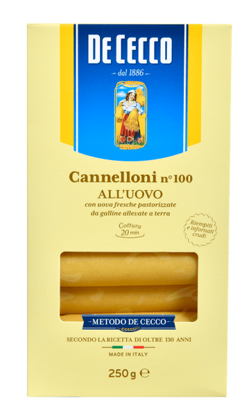 De Cecco eggpasta cannelloni 250 g