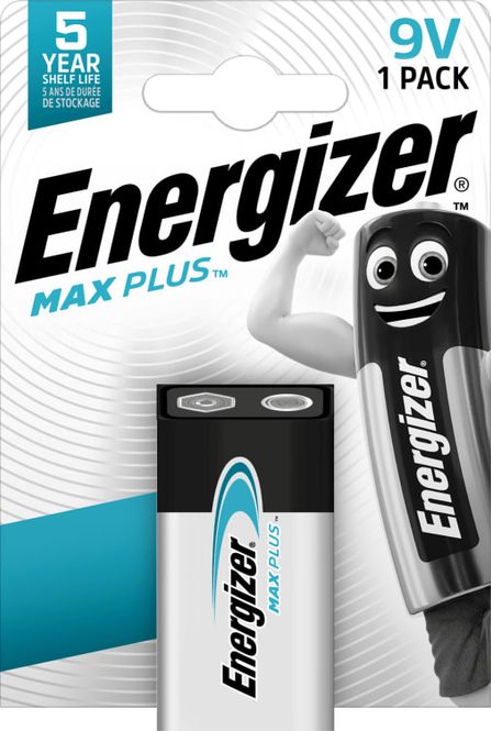 Hovedbilde Energizer Batteri 9v Max Plus 1st.