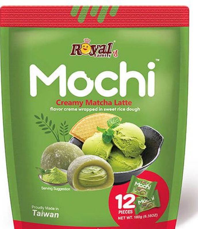ROYAL Family Mochi - Creamy Matcha Latte 180g.