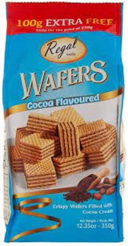 Waffers Sjokolade  Regal 350g.