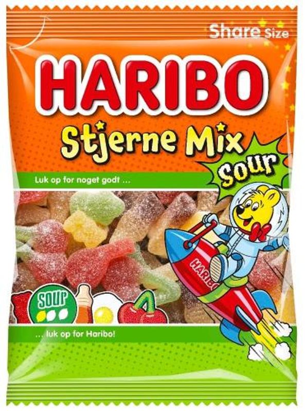 Haribo Stjerne Mix Sour 150g./ Dato