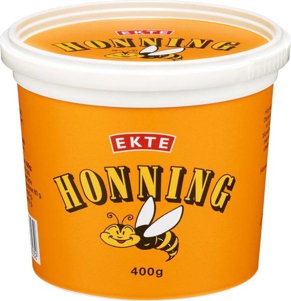 Honning Ekte Smørmyk 400g.