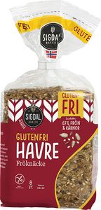 Hovedbilde   Sigdal Knekkebr&oslash;d Havre/Glutenfri 190g.