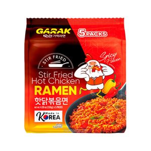 Hovedbilde Garak Stir Fried Hot Chicken Ramen 130g*5st.