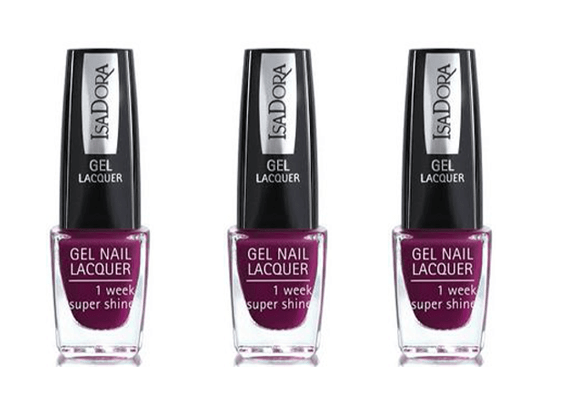 IsaDora Gel Neglelakk Lacquer 266 Purple Power 6ml*3pk.