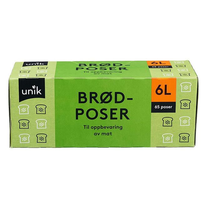 Hovedbilde Brødposer Unik 65st.