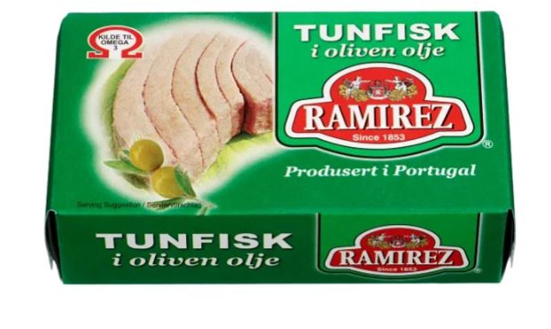 Ramirez tunfisk i olivenolje 120g.