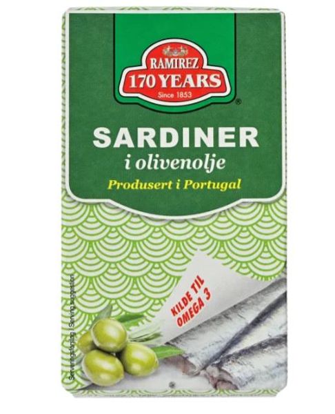 Ramirez Sardiner i Olivenolje 124.