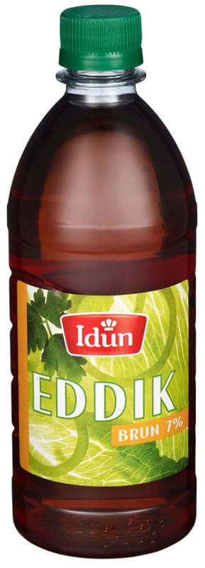 Eddik Brun 7% Idun 600ml.