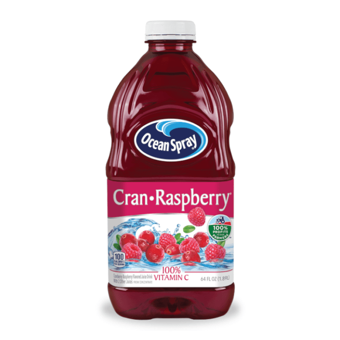 Hovedbilde Ocean Spray Cran-Raspberry Juice 1.89L. USA/Dato