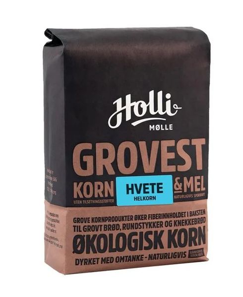 Holli Mølle Hvete Helkorn Økologisk 1kg.