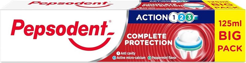 Tannkrem Complete Protection Pepsodent 125ml.